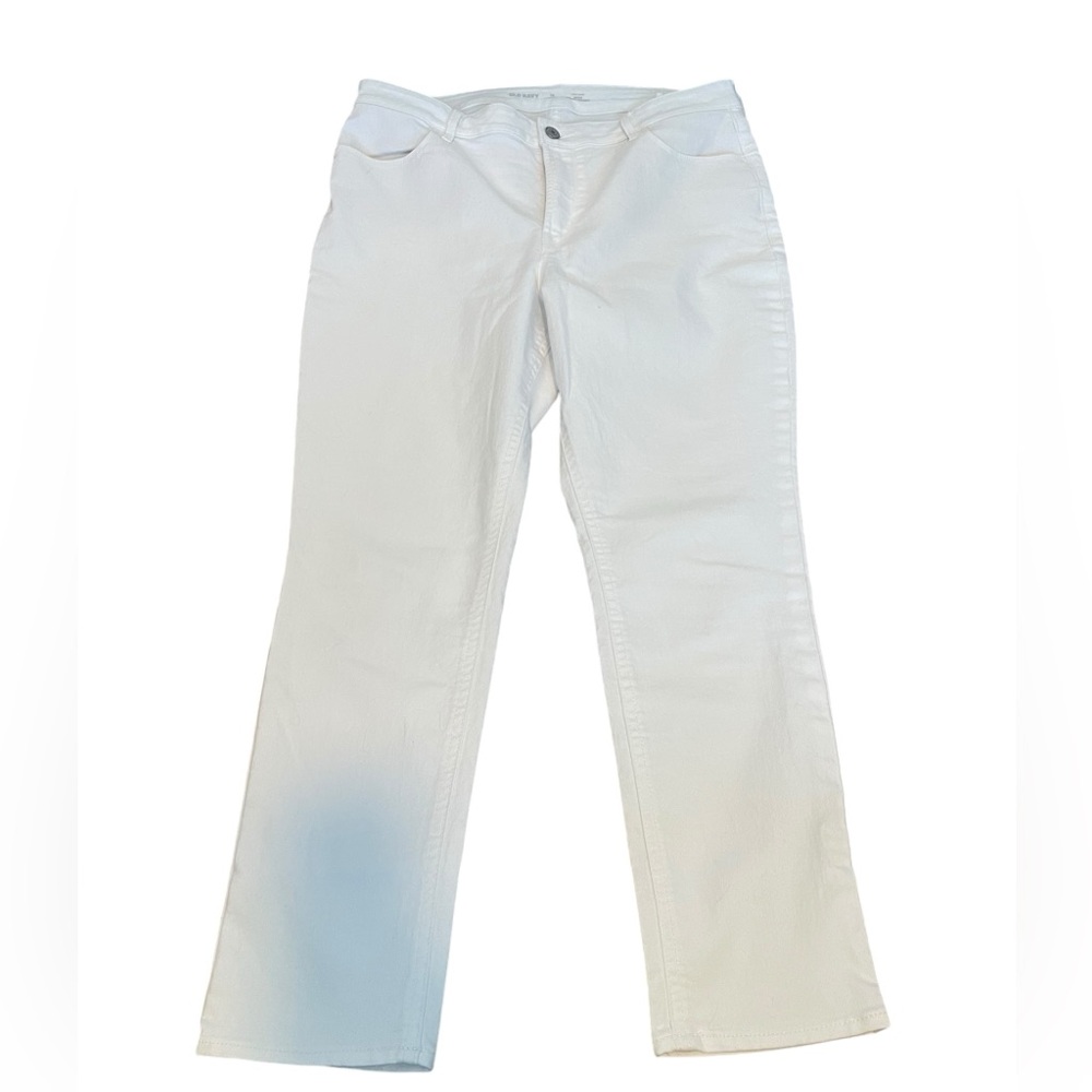 Old Navy white super skinny jeans
